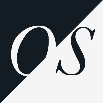 Logo of OlgaUXD Website, Two Initials; 'O' and 'S'